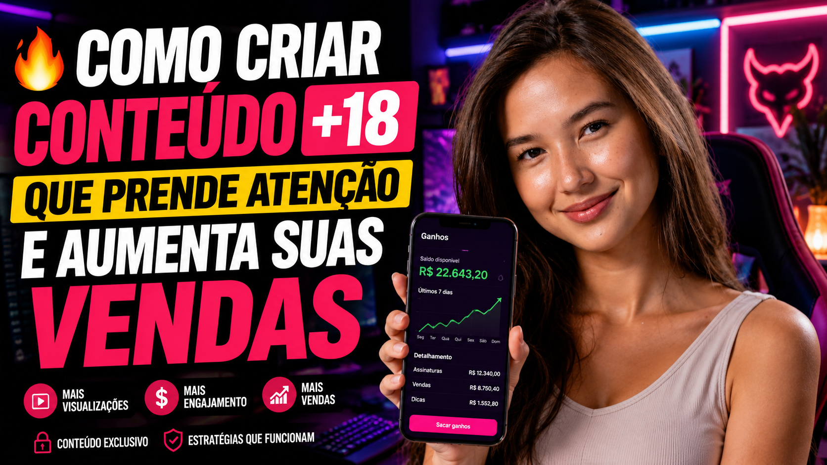 🔥 COMO CRIAR CONTEÚDO +18 QUE PRENDE ATENÇÃO E AUMENTA SUAS VENDAS