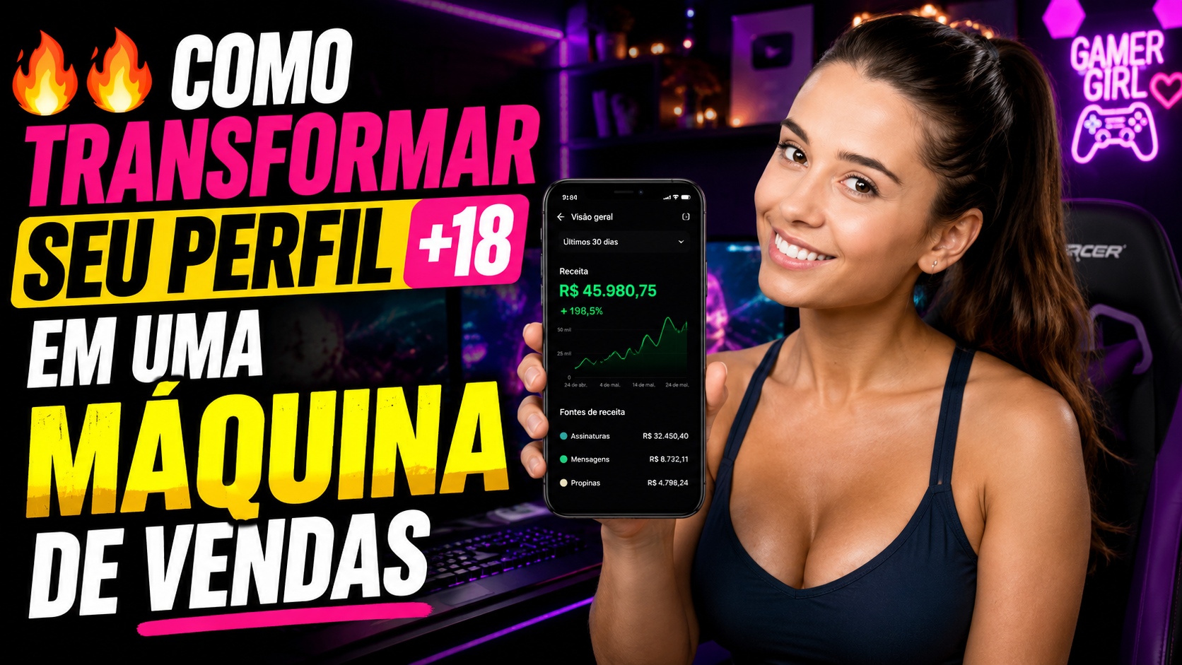 🔥 COMO TRANSFORMAR SEU PERFIL +18 EM UMA MÁQUINA DE VENDAS