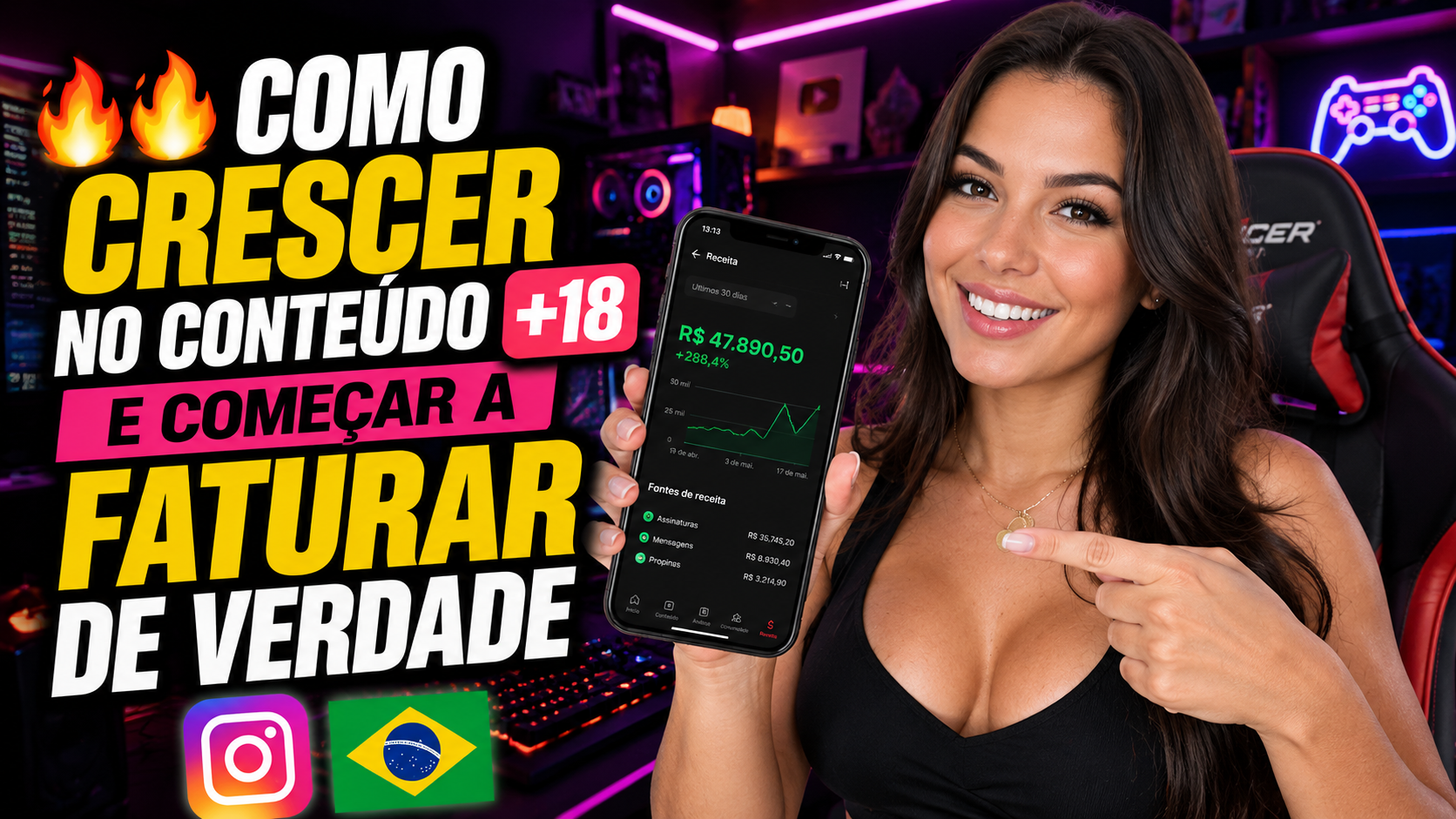🔥 COMO CRESCER NO CONTEÚDO +18 E COMEÇAR A FATURAR DE VERDADE