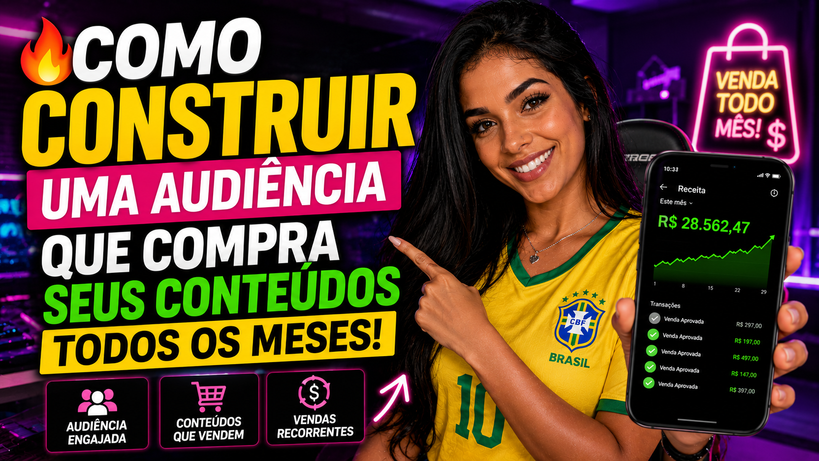 🔥 COMO CONSTRUIR UMA AUDIÊNCIA QUE COMPRA SEUS CONTEÚDOS TODOS OS MESES