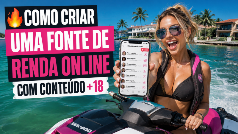 🔥 COMO CRIAR UMA FONTE DE RENDA ONLINE COM CONTEÚDO +18