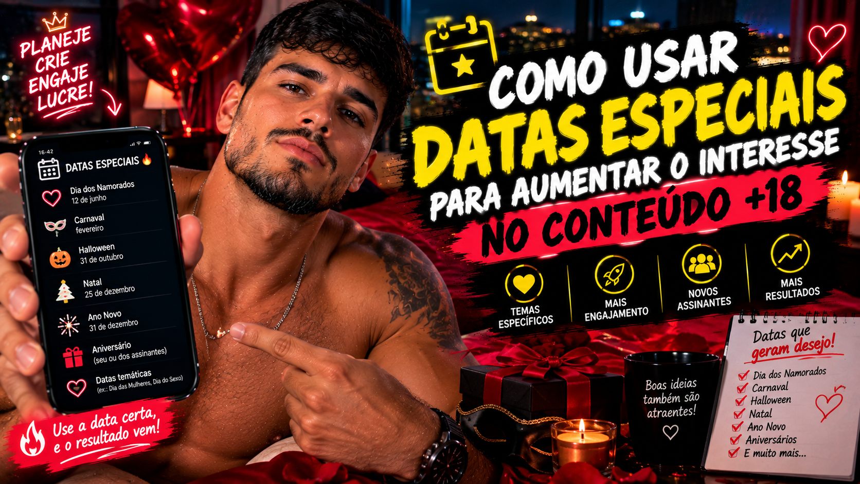 🎉 COMO USAR DATAS ESPECIAIS PARA AUMENTAR O INTERESSE NO CONTEÚDO +18