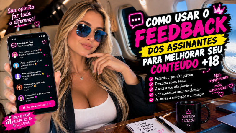 💬 COMO USAR O FEEDBACK DOS ASSINANTES PARA MELHORAR SEU CONTEÚDO +18