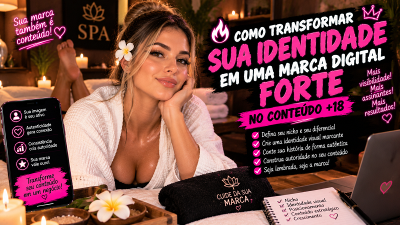 🔥 COMO TRANSFORMAR SUA IDENTIDADE EM UMA MARCA DIGITAL FORTE NO CONTEÚDO +18