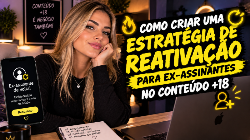 🔥 COMO CRIAR UMA ESTRATÉGIA DE REATIVAÇÃO PARA EX-ASSINANTES NO CONTEÚDO +18
